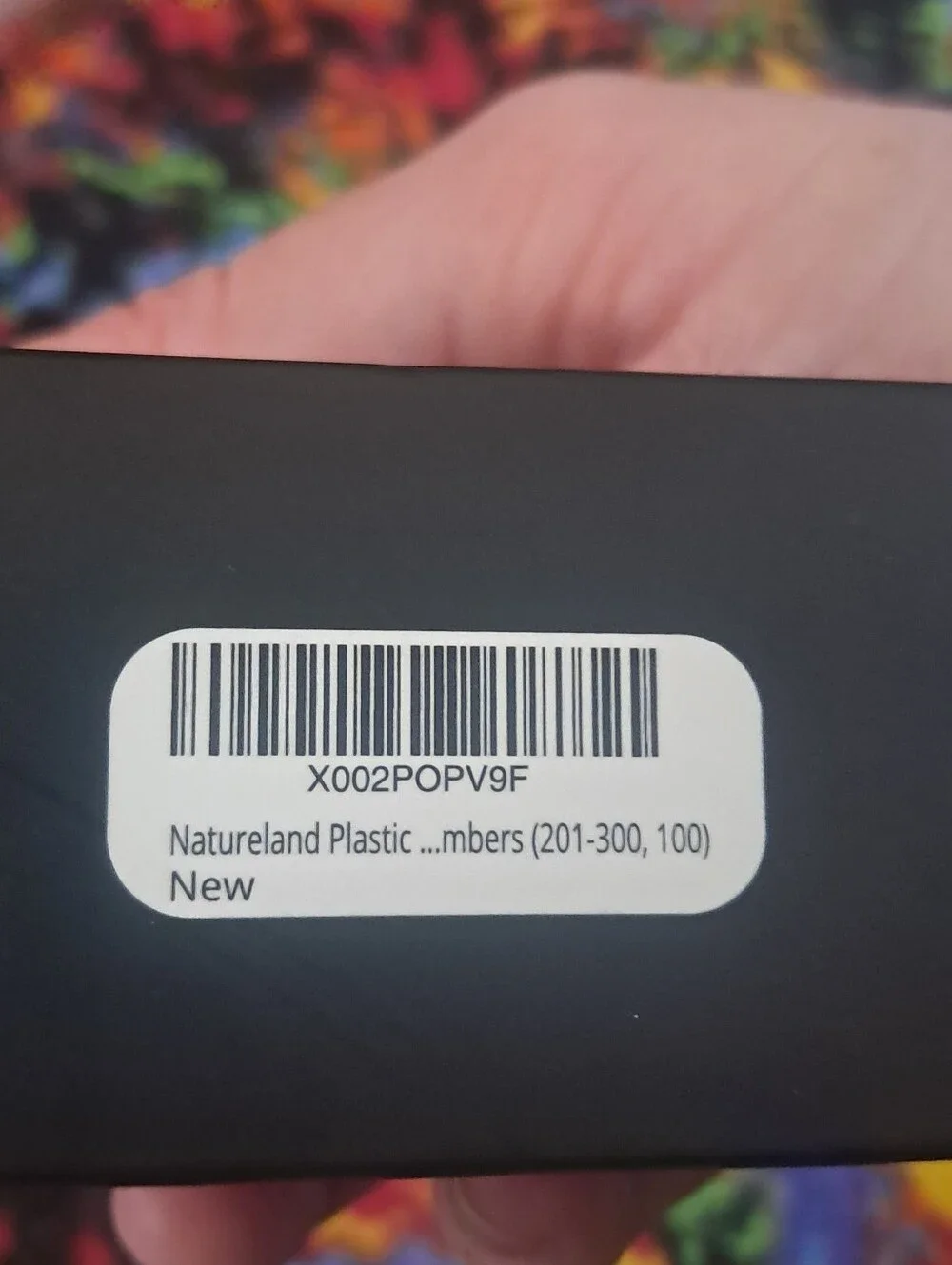 Natureland Plastic Number Tags